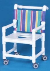 Pediatric Shower Commode Chair with Wheels by IPU